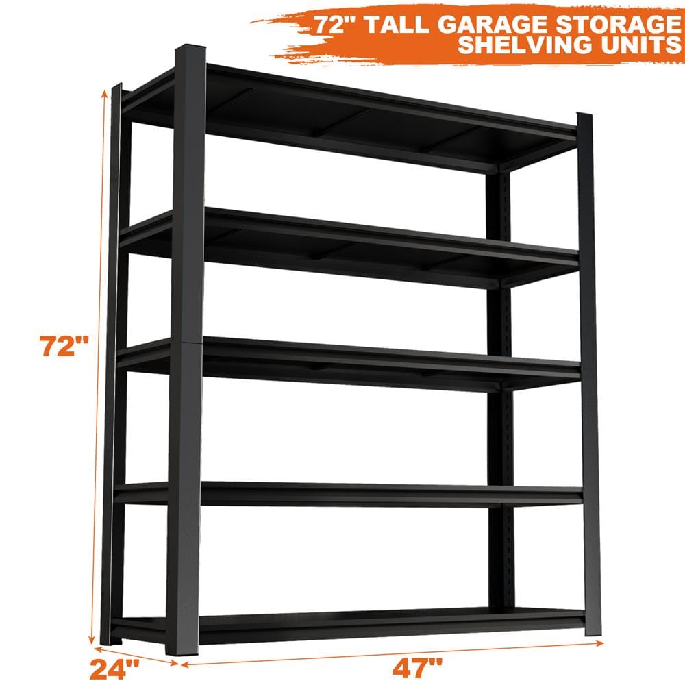 Heavy Duty Metal Storage Shelving Unit for Garage and Warehouse - Image 2