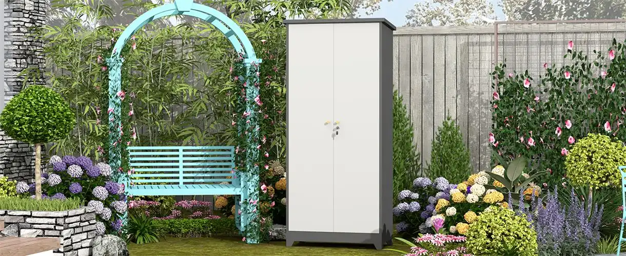 tall outdoor storage cabinet